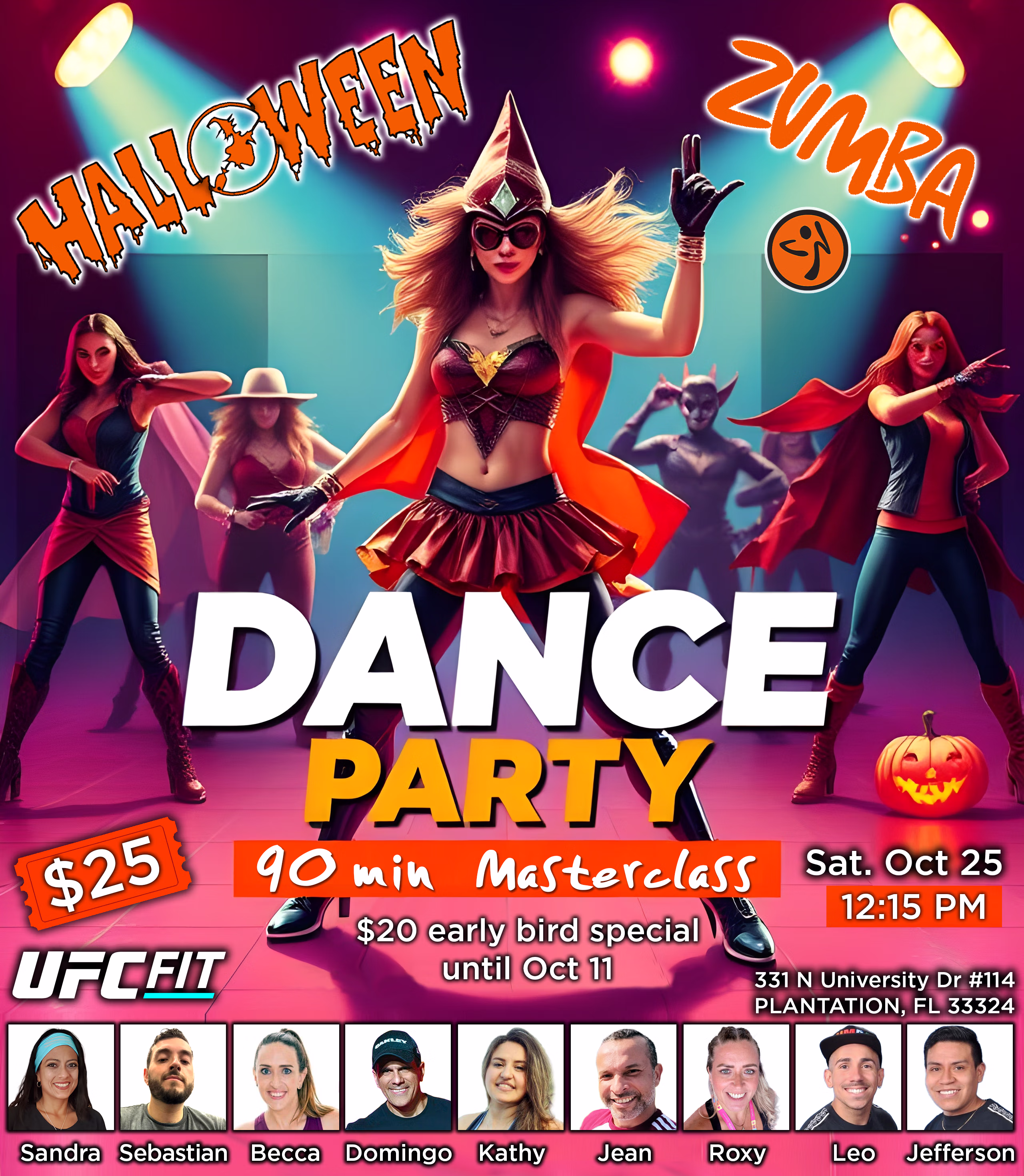 October 25 - Halloween Zumba Masterclass